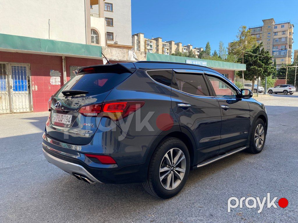 Hyundai Santa Fe, 2.0 L, 2016 il, 282 500 km — Avtomobillər, Bakı (3)