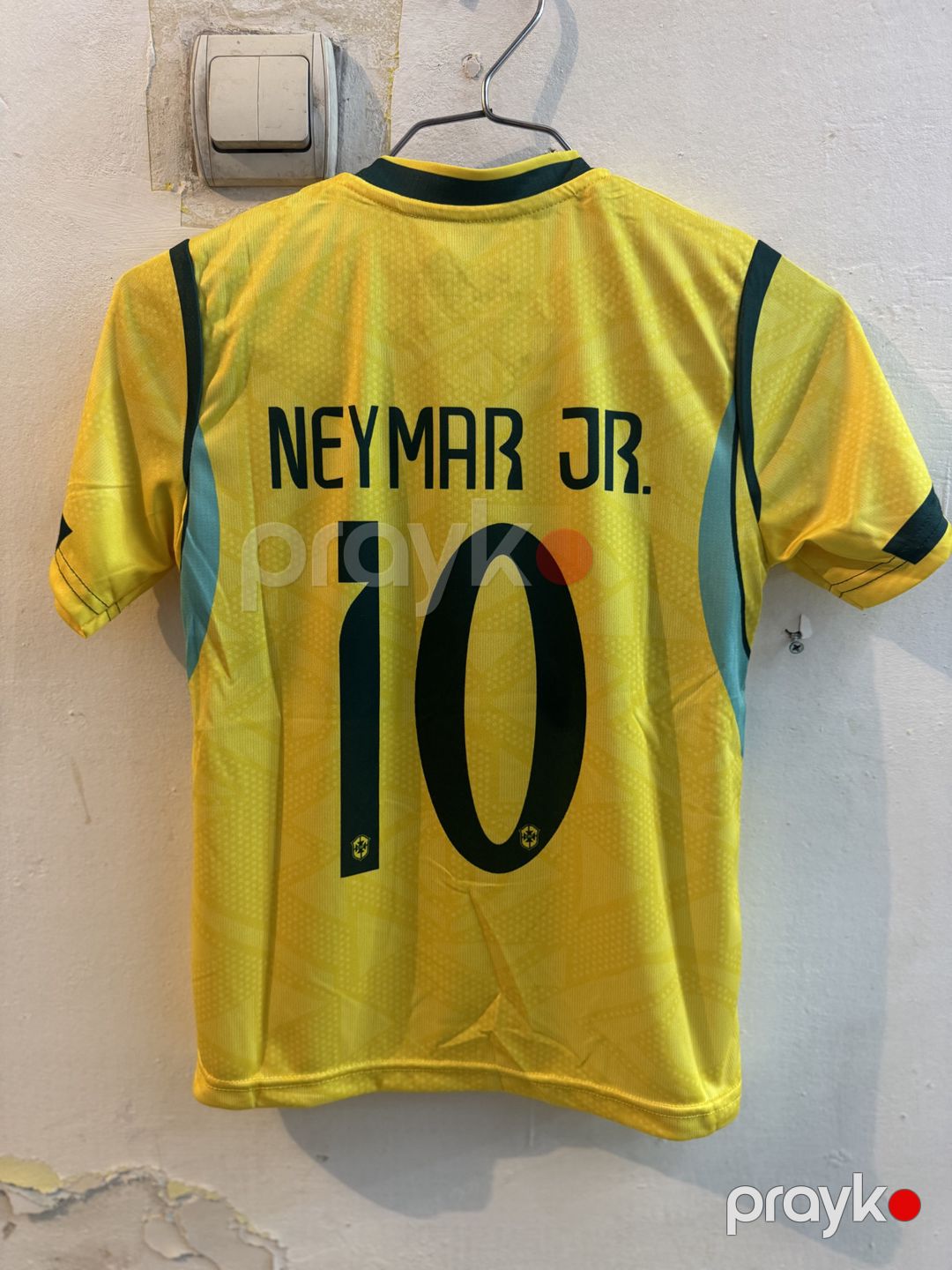 Futbolka uniseks Neymar JR, sarı, tekstil, ölçü 140 — Mallar, Bakı (2)