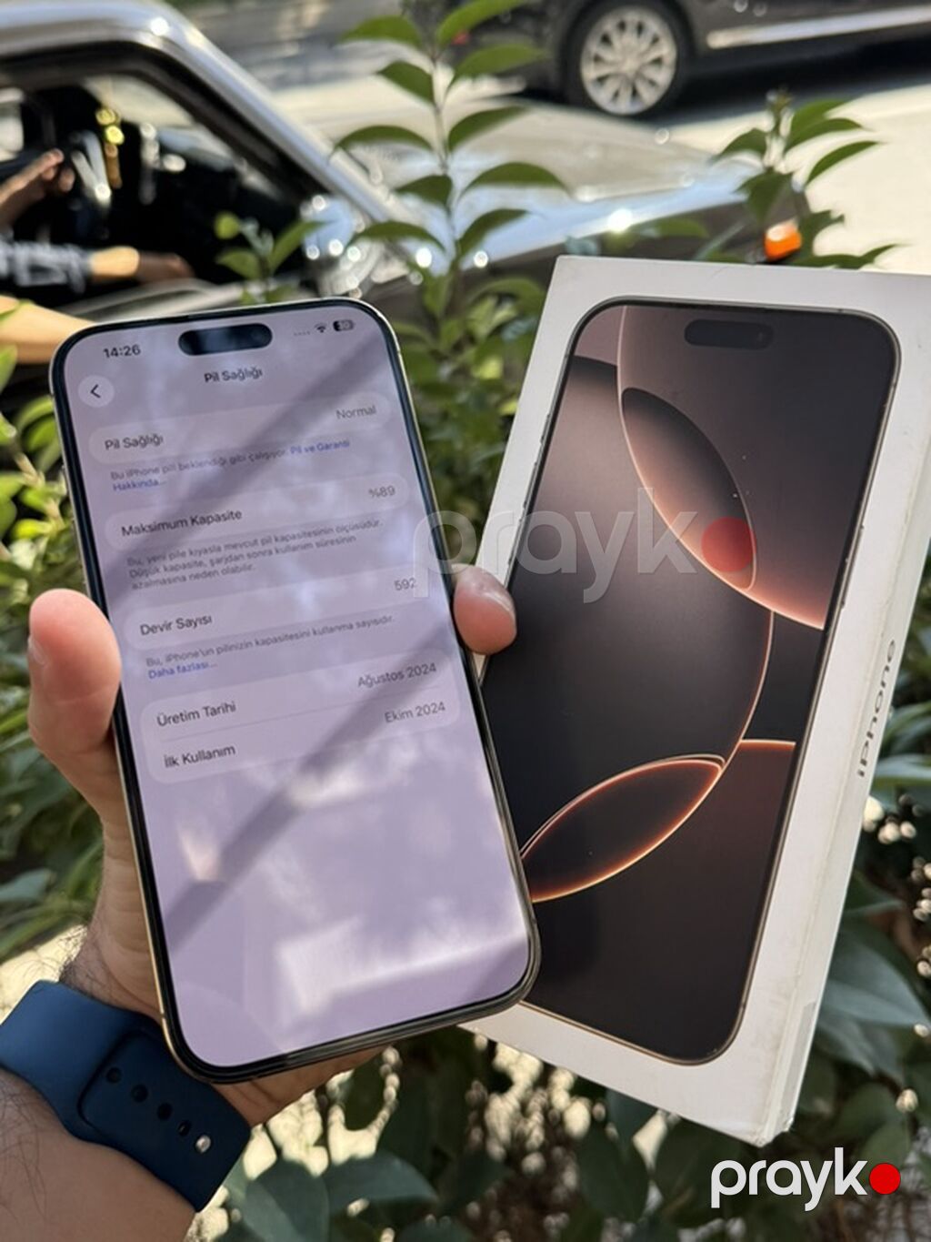 IPhone 16 Pro Max, 512 GB, Qızılı, Face ID — Apple iPhone, Bakı (3)
