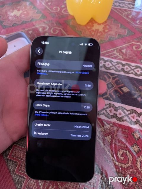 IPhone 15 Pro, 128 GB, Natural Titanium, Face ID — Şirvan