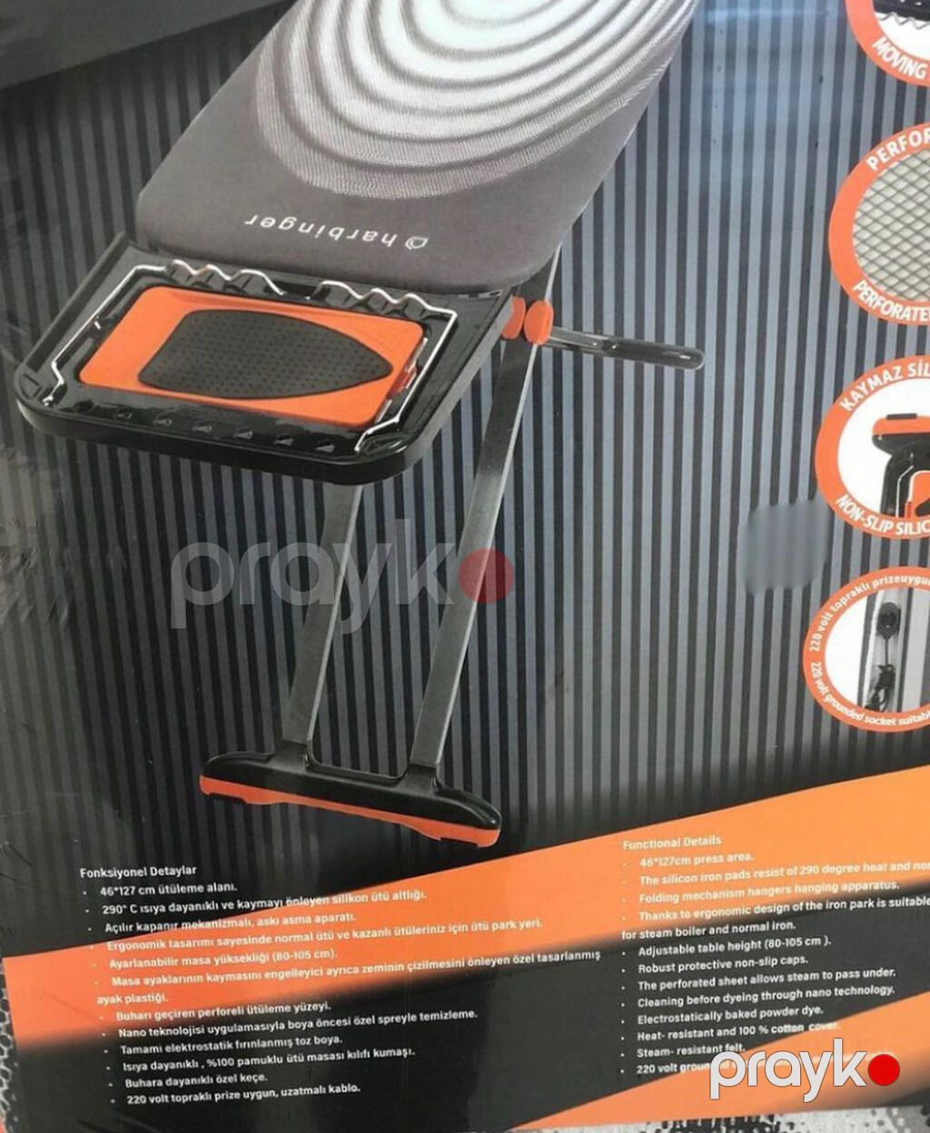Ütüləmə lövhəsi "Devecioğlu Harbinger Blackboard MM 123" 127 sm* 46 sm — Ütü masaları, Bakı (5)