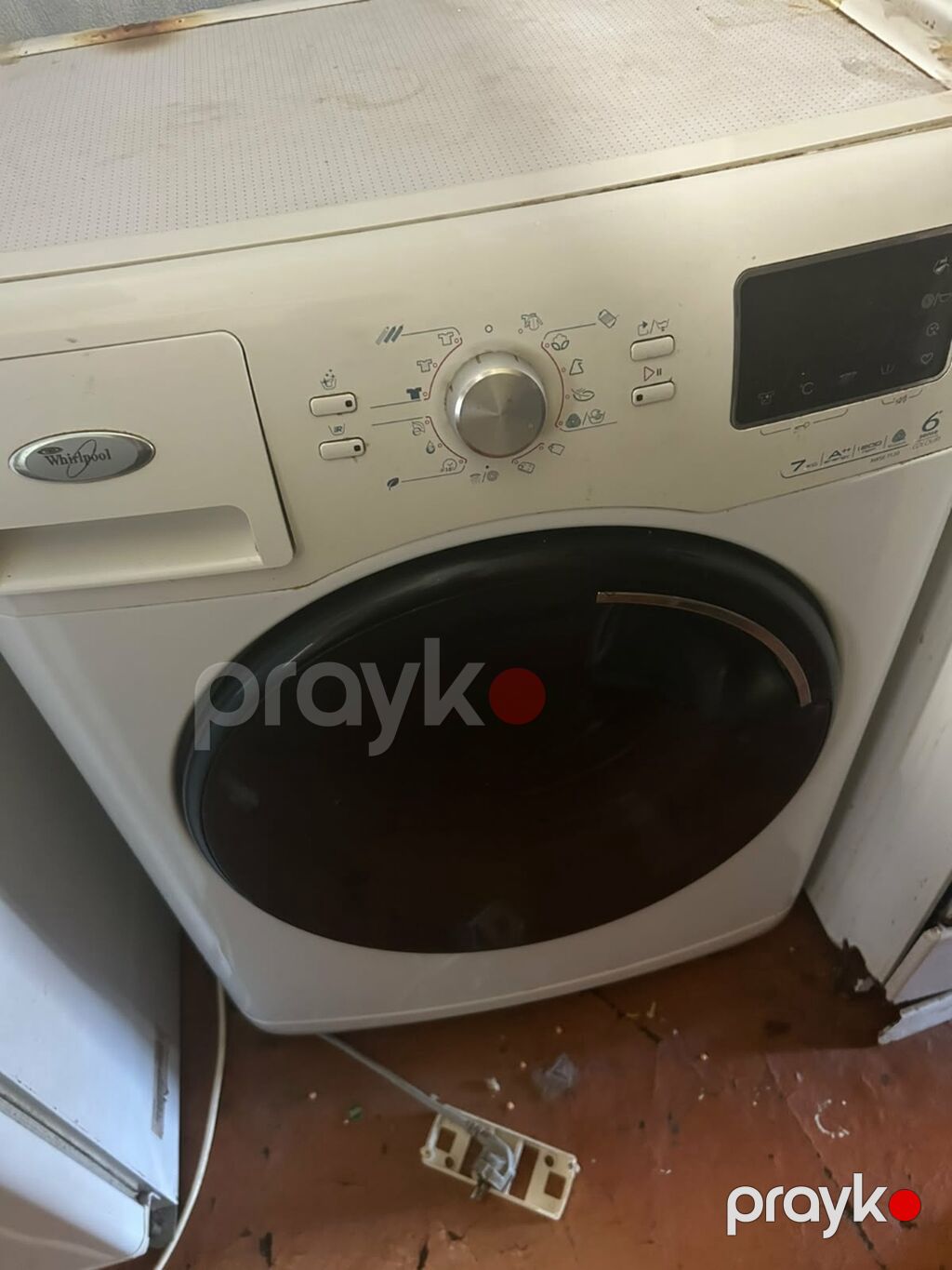 Whirlpool Awse 7120 önyükləməli paltaryuyan maşın - Yükləmə həcmi: 7 — Çamaşır maşınları, Bakı (2)