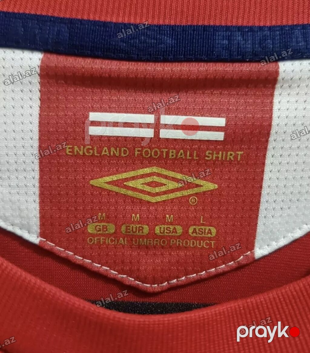 Futbolka, Umbro, M, rəng - Qırmızı — TV və Video, Bakı (4)