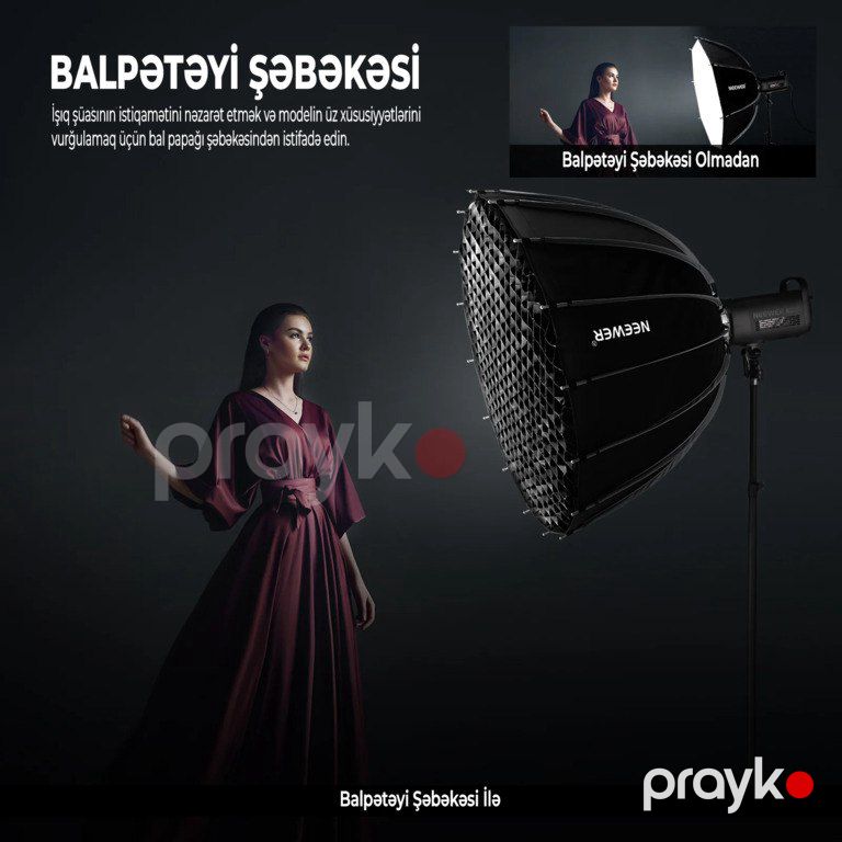 Parabolik softboks 120 sm "Neewer NS120P" — Foto və video texnikası, Bakı (4)