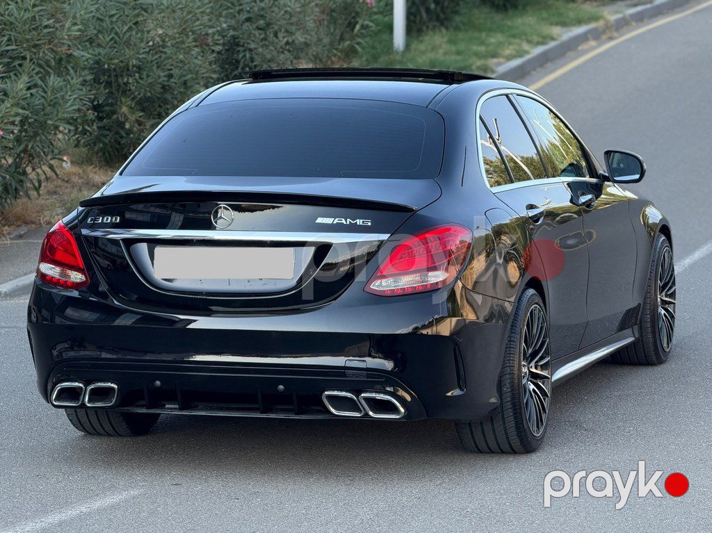Mercedes C 300 4MATIC, 2.0 L, 2017 il, 135 000 km — Avtomobillər, Gəncə (7)