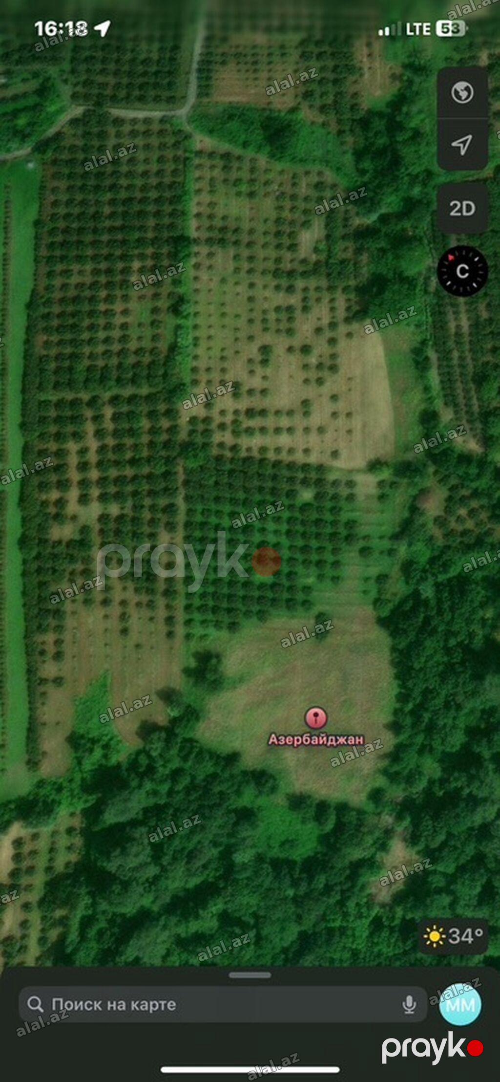 100 sot, Mülkiyyətçi, Kupça (Çıxarış) — Torpaq, Zaqatala (4)