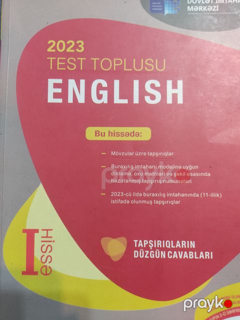 English test toplusu 2023 — Bakı