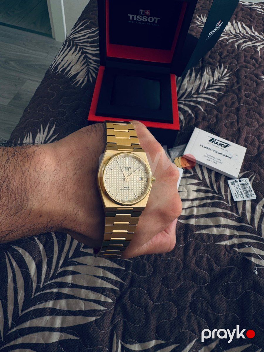 Tissot PRX Gold Powermatic 80 qol saatı — Şəxsi əşyalar, Bakı (2)