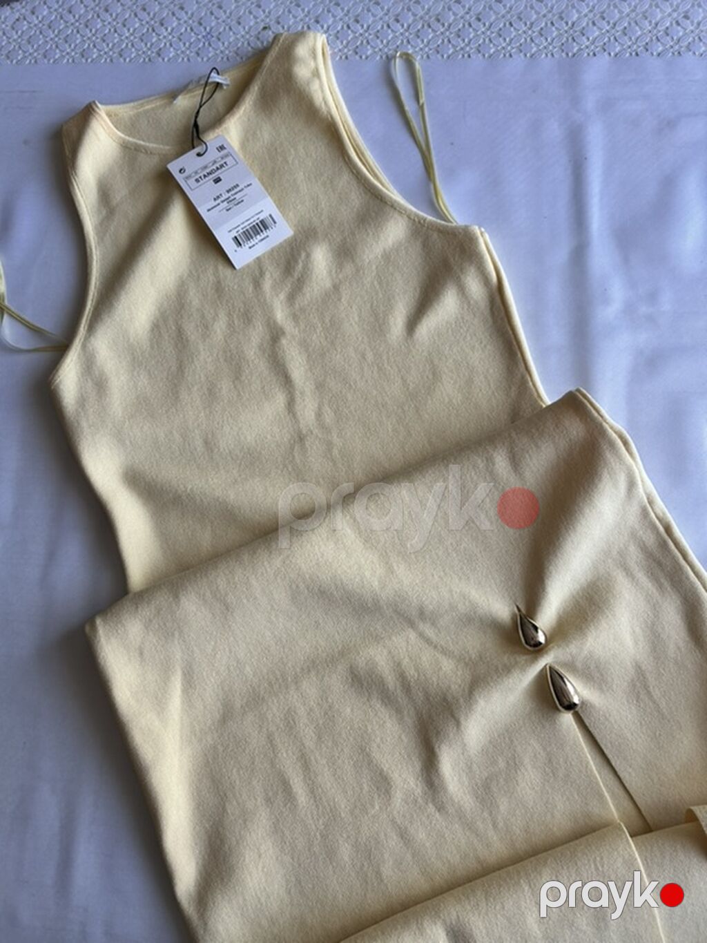 Gündəlik don, Midi, Stradivarius, M — Gündəlik paltarlar, Masazır (3)