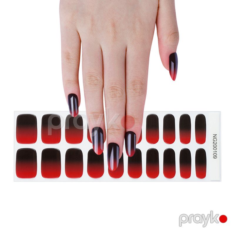 Dırnaq stikerləri NG200109 Beautech Gel Nail Wraps, 20 tips — Mallar, Bakı (2)