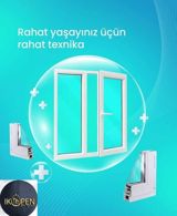 Şok Endırımlı Plastik qapı və pəncərə sifarişi — Baku Plas — Pəncərələr, Qapılar və Balkonlar