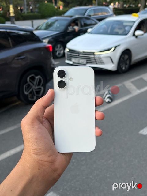 Apple iPhone 16 White 128GB/8GB — Bakı