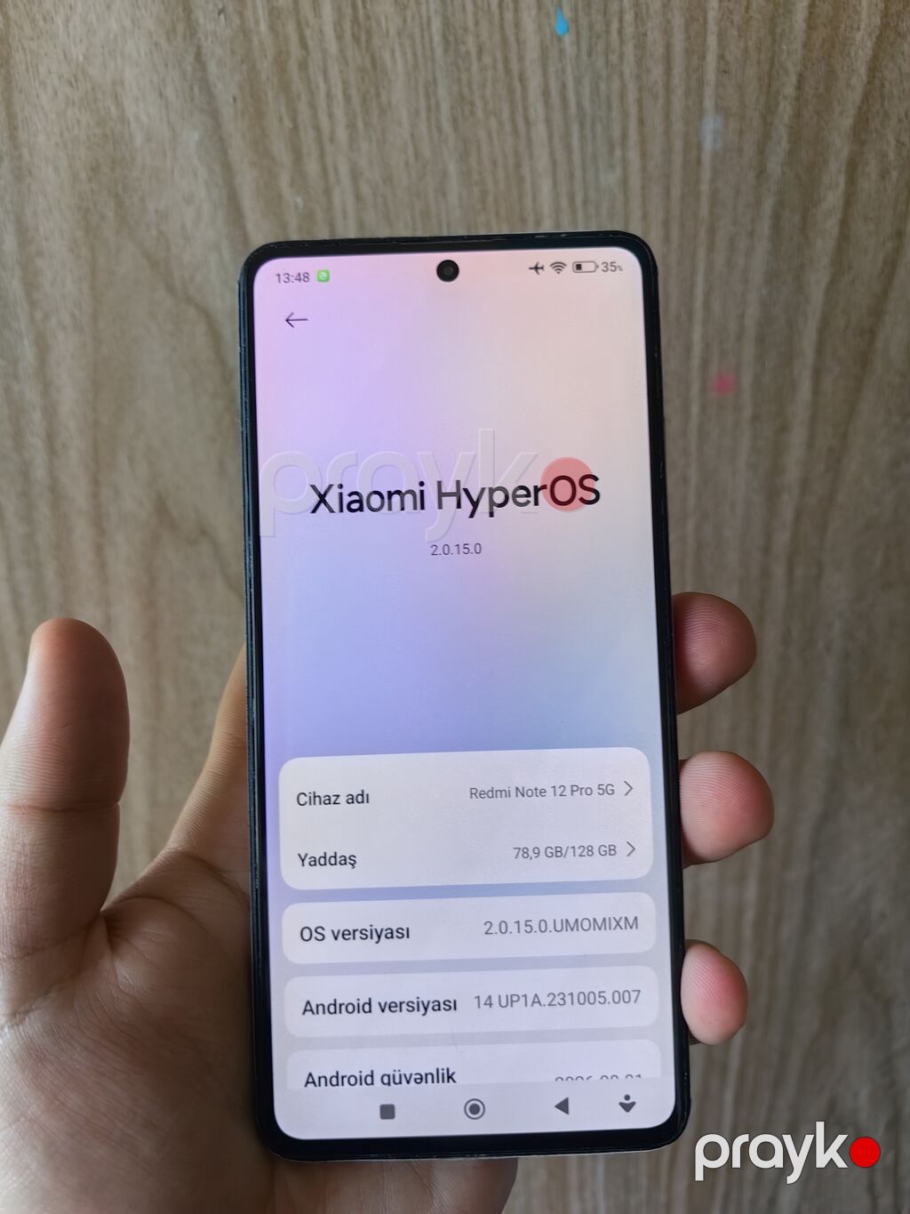 Salam hərkəsə. Redmi Note 12 Pro 5G telefonu satıram. Telefon çox — Xiaomi, Sumqayıt (2)