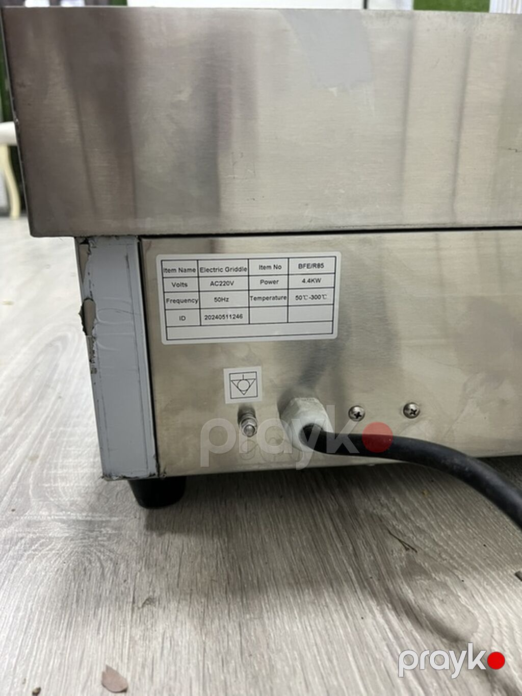 Elektrik Qril Tava (Electric Griddle) – Paslanmayan poladdan — İsitmə avadanlığı, Sanqaçal (3)