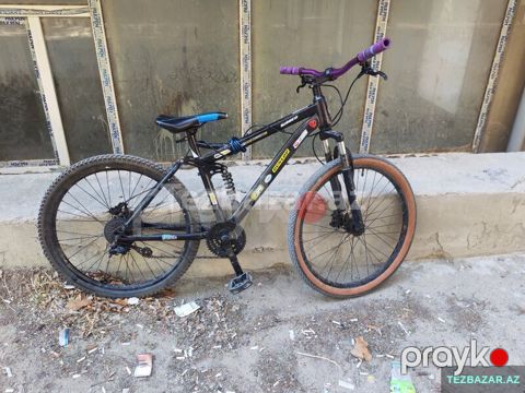 Dağ velosipedi – toba 206modeli qara rengde krasqalanib — Xırdalan
