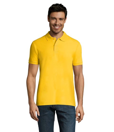 Kişilər üçün polo Sol's 11346301, sarı, pambıq, ölçü S — Bakı