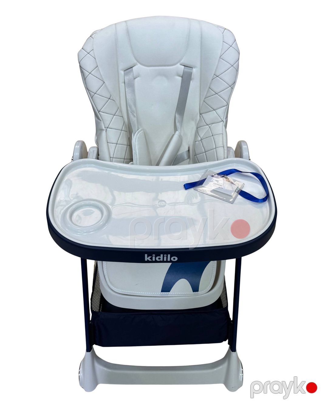 Uşaq yedizdirmə oturacağı Kidilo KD-505, plastik/metal, ağ — Mallar, Bakı (3)