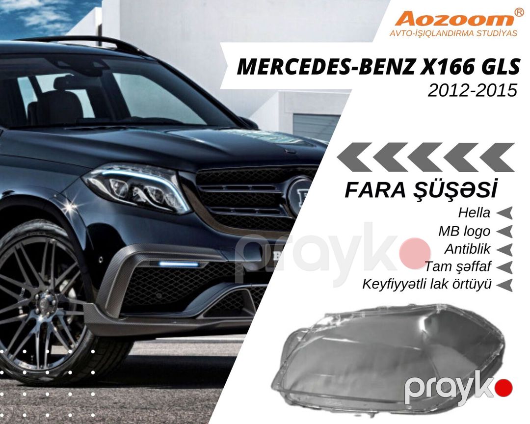Mercedes-Benz fara şüşələri — Ehtiyat hissələri və aksesuarlar, Bakı (2)