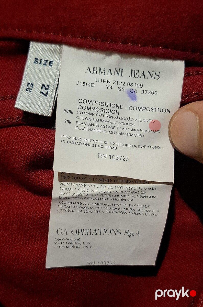 Armani Jeans J18 Slim-Fit — Geyim, ayakkabı, aksesuarlar, Bakı (8)