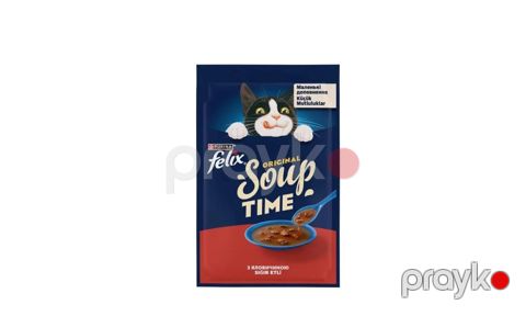 Nəm yem yetkin pişiklər üçün Felix Soup Time, 48 q — Bakı