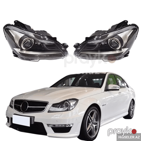 Mercedes W204 ksenon faraları
