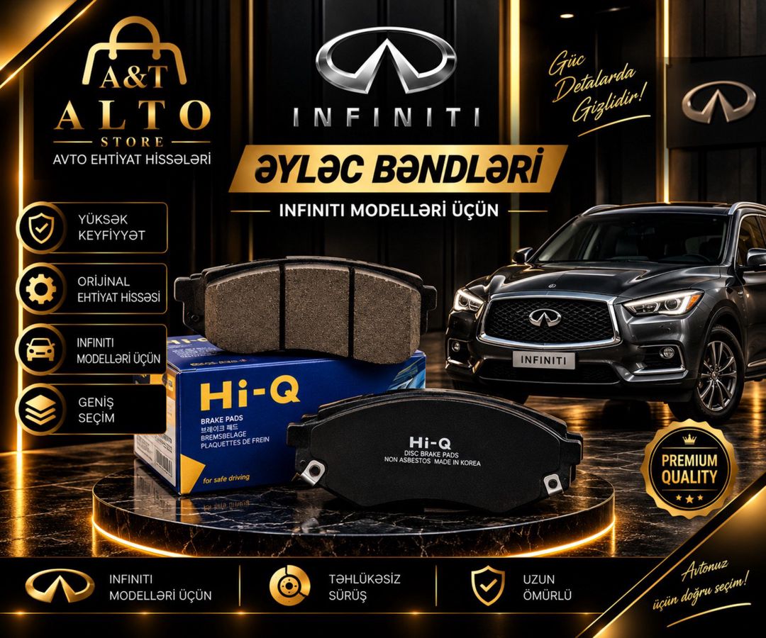 "Infiniti" əyləc bəndi — Ehtiyat hissələri və aksesuarlar, Bakı