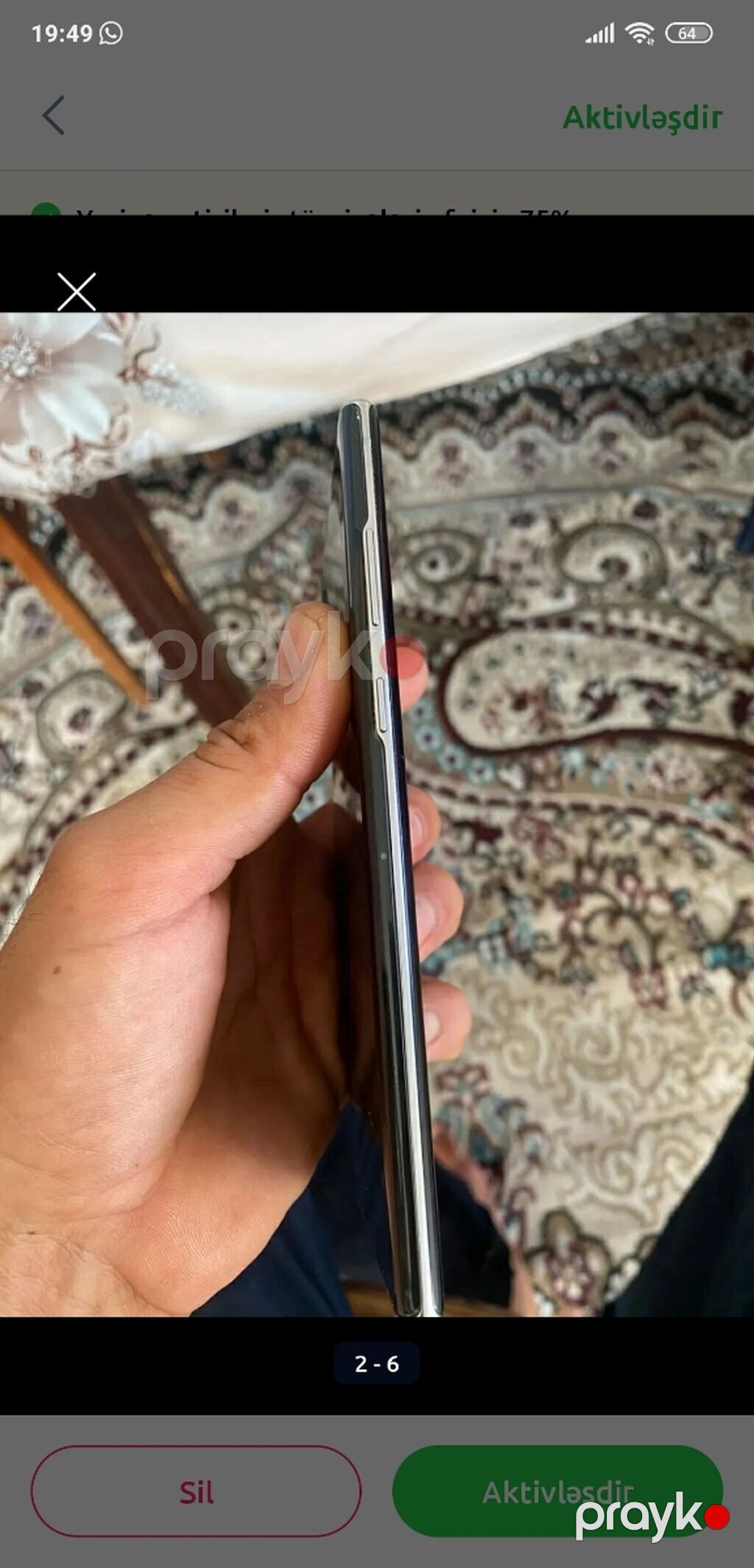 Samsung Note 10, 256 GB, rəng - Qara, Barmaq izi — Samsung, Şirvan (4)
