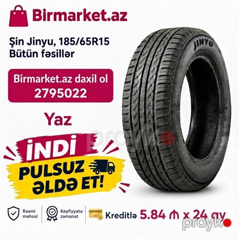 Yeni Şin Jinyu 185 / 65 / R 15 — Bakı