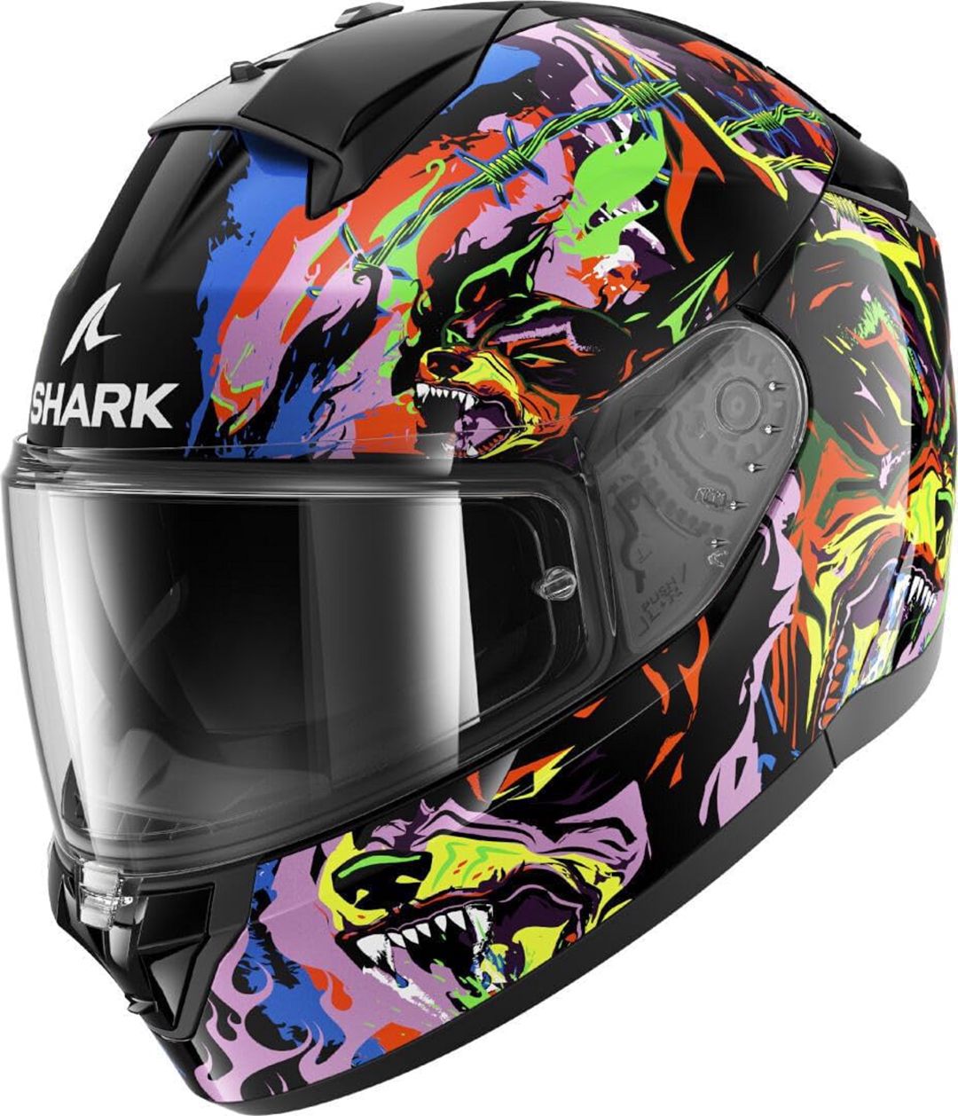 Motosikl dəbilqəsi Shark Ridill 2 Raging Beast L (HE1118EKVYL) — Mallar, Bakı (3)