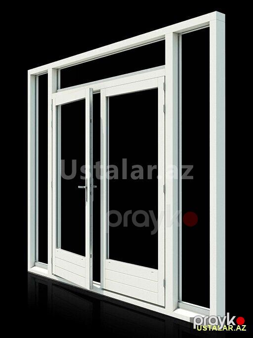 Plastik Qapi pəncərə cam balkon ustasi — Pəncərələr, qapılar, balkonlar, Bakı (2)