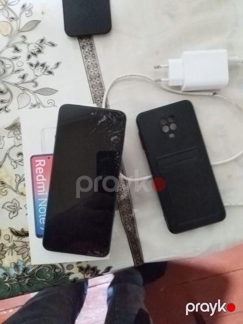 Xiaomi Redmi Note 9 – ağ rəng Komplekt: - Telefon - Orijinal qutu — Gəncə