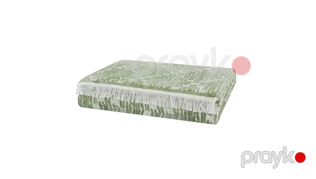 Pled Yataş Swan, 130х170 sm, akril/poliester/pambıq, yaşıl — Mallar, Bakı (2)