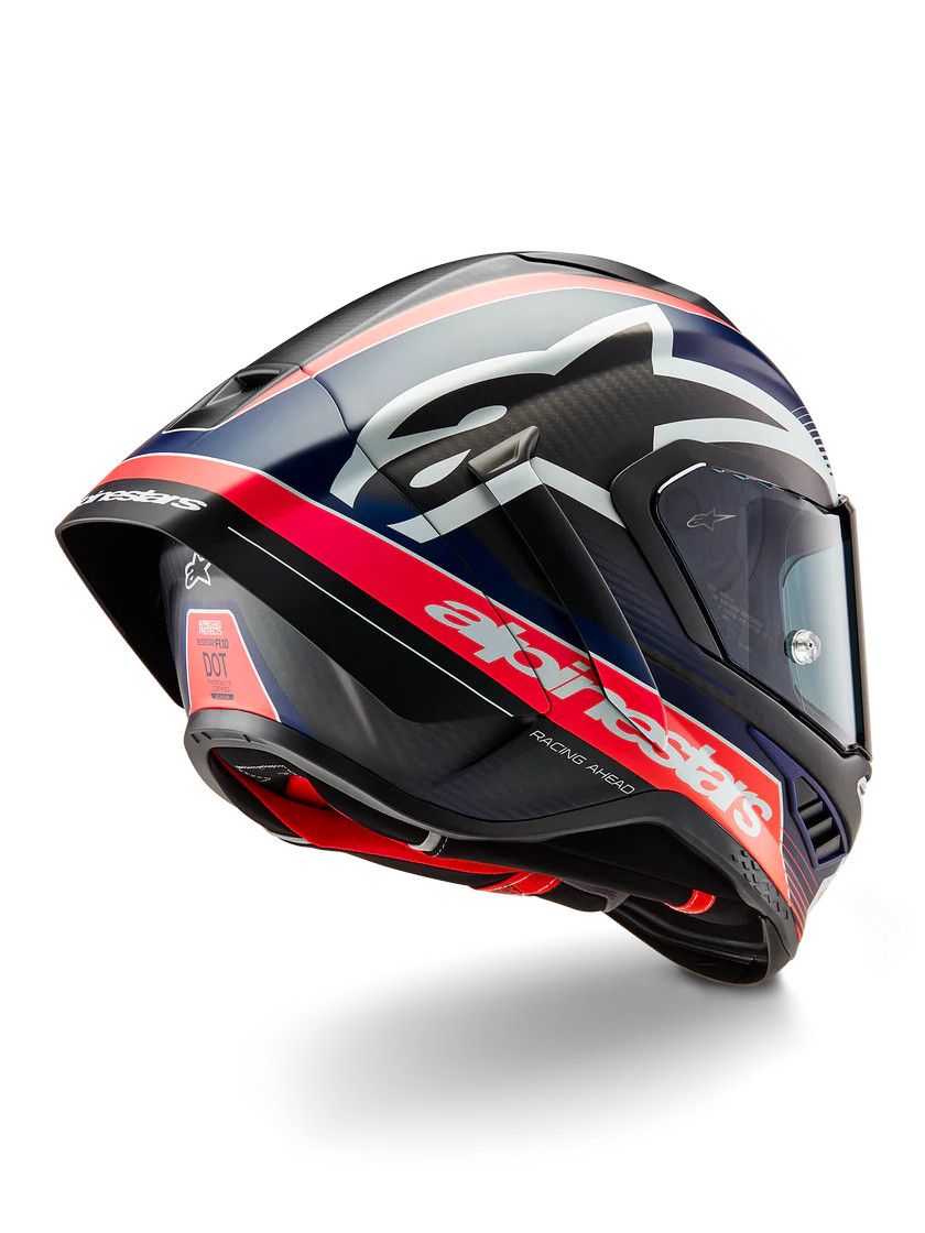 Motosiklet dəbilqəsi Alpinestars Supertech R10 1383, karbon, rəngbərəng, ölçü M — Mallar, Bakı (2)