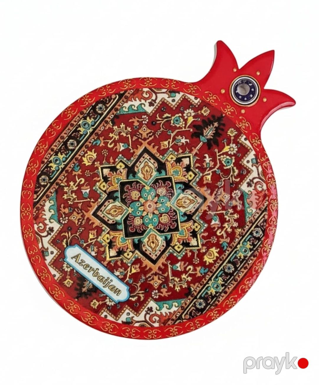 Suvenir-çaydan altlığı RAX004-550, keramika, rəngbərəng — Mallar, Bakı (2)