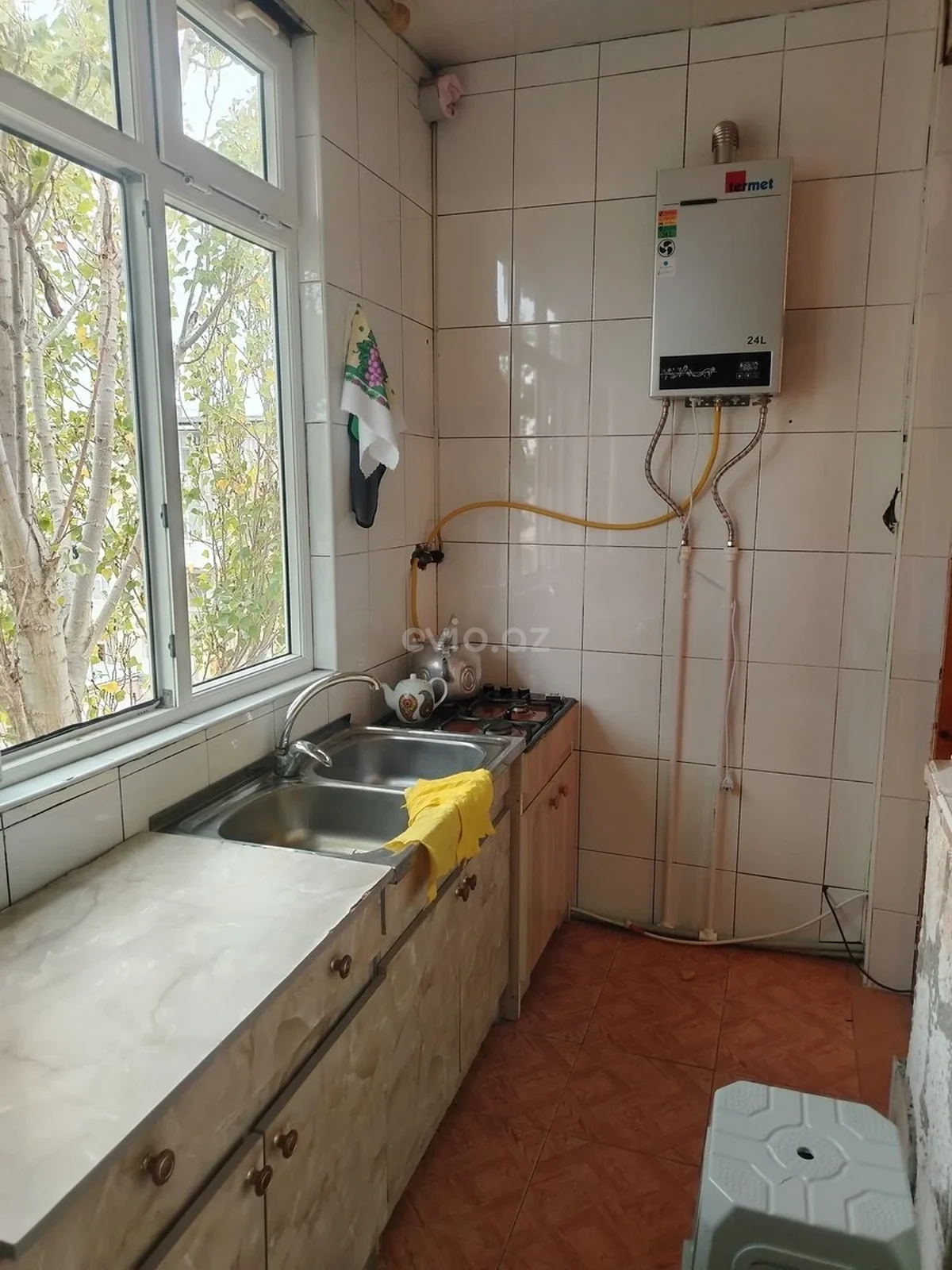 Kirayə 2 otaqlı mənzil Nəsimi metrosu yaxınlığında — Mənzil, Bakı (7)