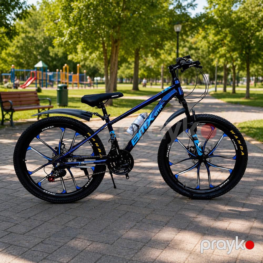 Şəhər velosipedi BMX GTR 24" Sport RH-1 Black/Göy — Velosipedlər, Bakı (2)