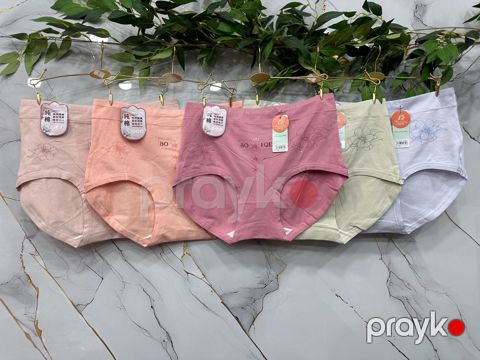 Tuman dəsti qadınlar üçün OR9, rəngbərəng, pambıq, ölçü M/L, 5 əd — Bakı