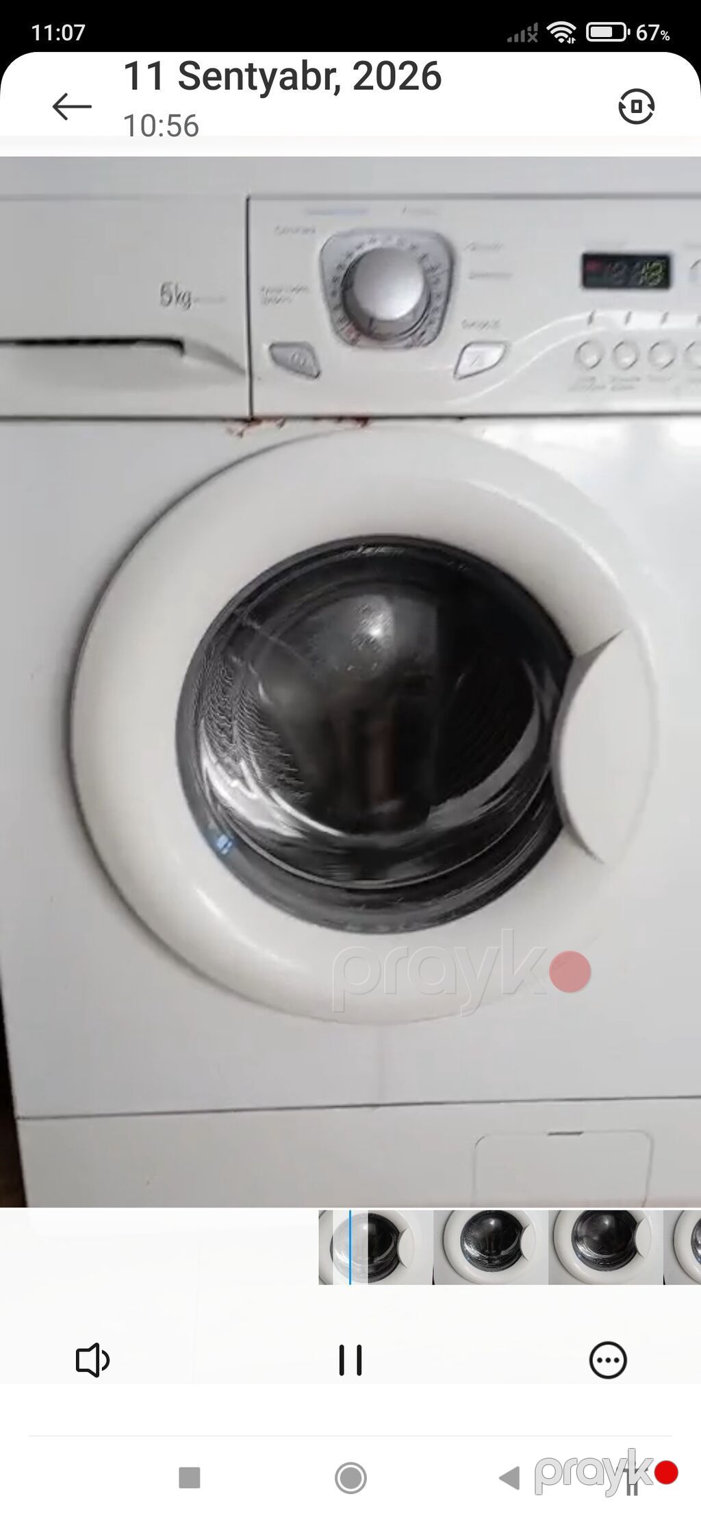 LG paltaryuyan maşın – ön yükləməli, 5 kq tutumlu. Xüsusiyyətlər — Çamaşır maşınları, Digah (2)