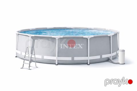 Karkaslı hovuz Intex, boz, 8592 l