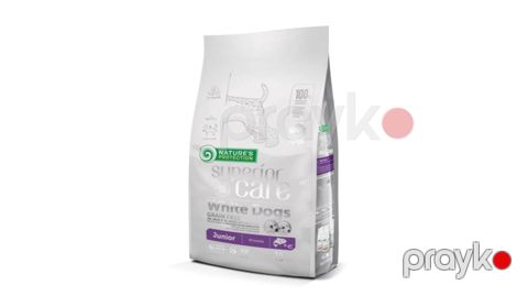 Quru yem küçüklər üçün Natures Protection Superior Care White Dogs Grain Free, 1 kq, çəki ilə — Bakı