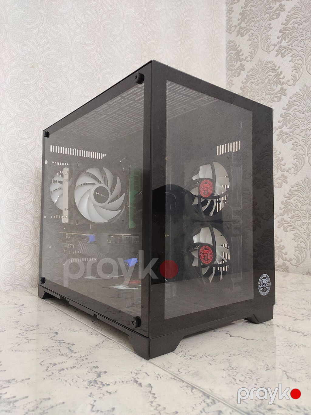 I5 12400f RTX 5050 ram DD4 16gb SSD m.2 1Tb Lexar, Plata Msi, psu — Masaüstü kompüterlər, Bakı (3)