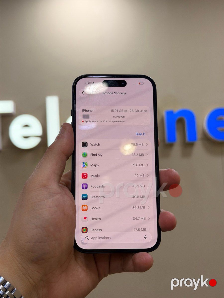 Apple iPhone 15 Black 128GB/6GB — Smartfonlar, Bakı (4)