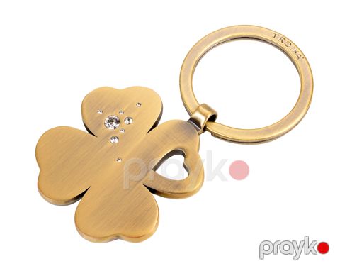 Brelok Troika Girls Best Friend Clover Bronze KR9-30/AB, 75 mm — Bakı