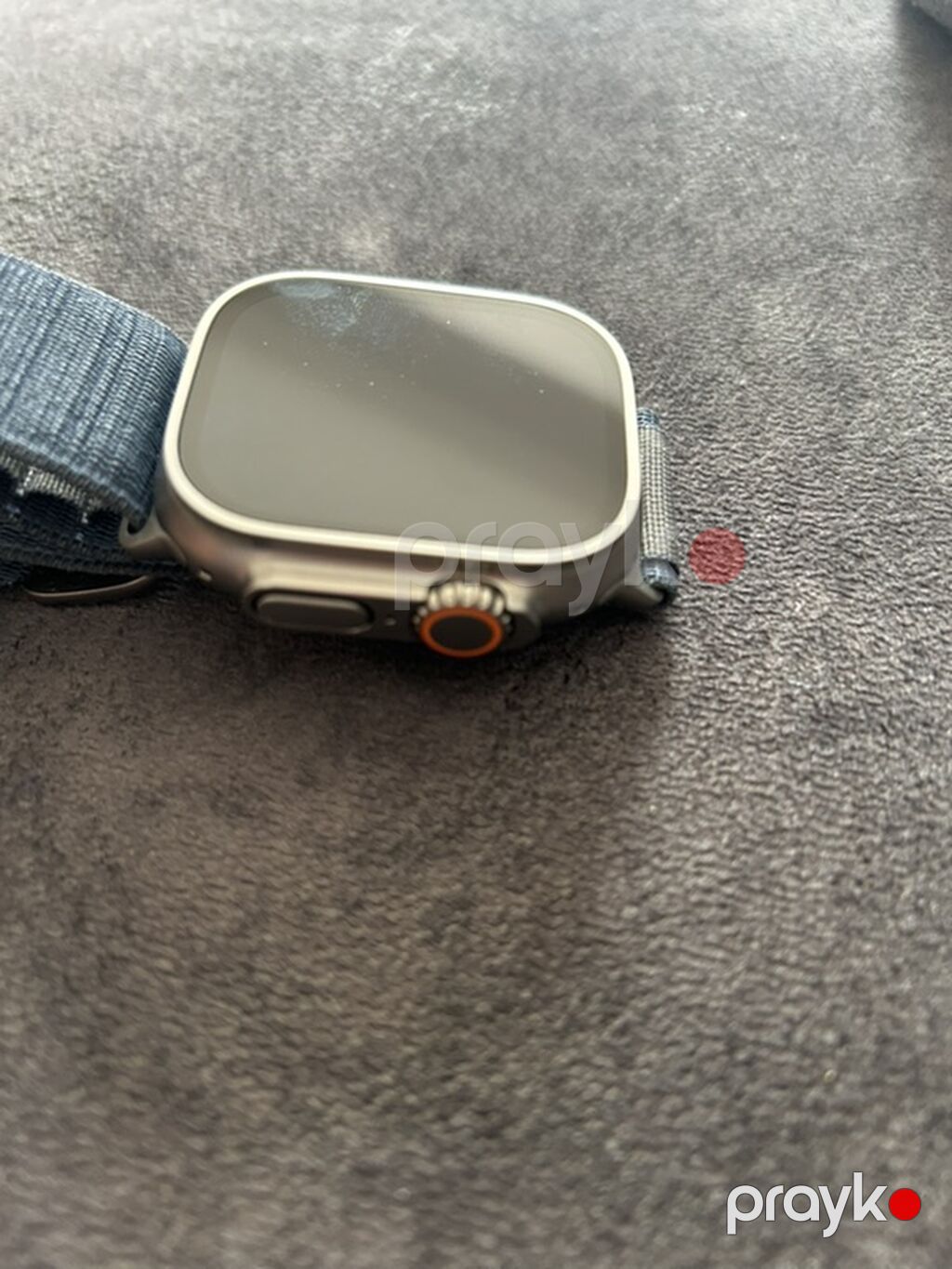 Apple Watch Ultra 49 mm. Iclouda dushub. Original kabelde var — Ağıllı saatlar, Bakı (4)