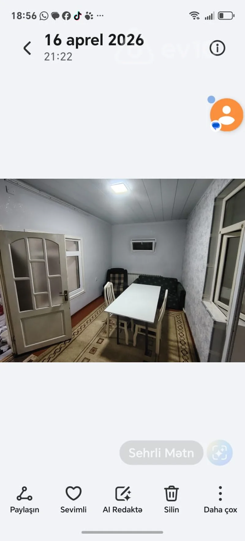 2 otaqlı həyət evi, 41 m², Sulutəpə — kirayə — Ev, villa, Bakı (7)