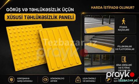 Görmə əngəllilər üçün istiqamət verici — Bakı