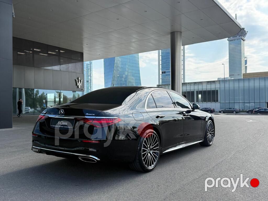 Mercedes S 500 4MATIC, 3.0 L, 2022 il, 39 000 km — Avtomobillər, Bakı (6)