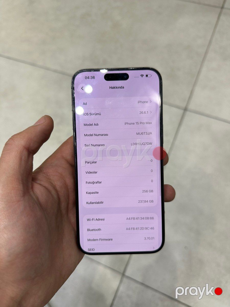 Apple iPhone 15 Pro Max Blue Titanium 256GB/8GB — Smartfonlar, Bakı (4)