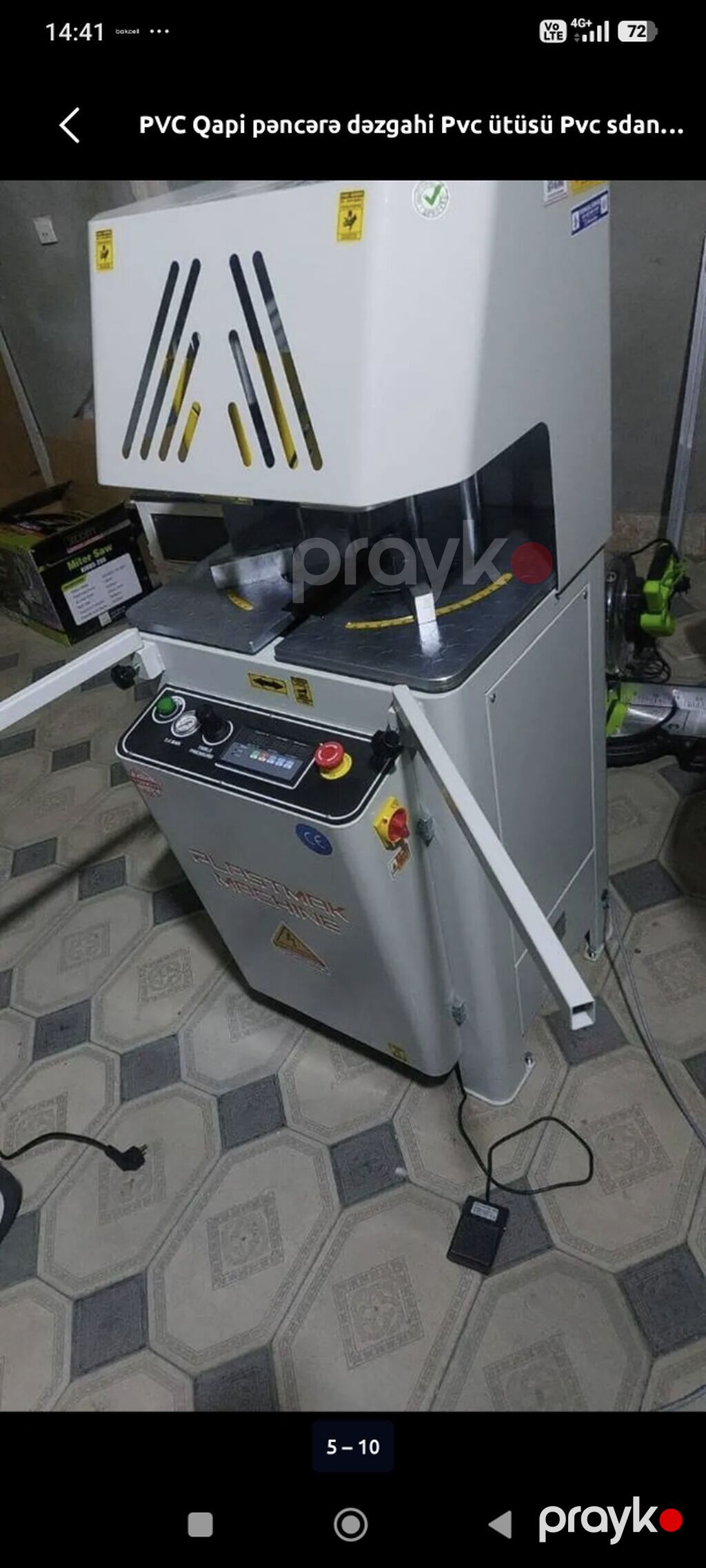 PVC qapı–pəncərə istehsalı üçün avadanlıq komplekti Tərkib: - PVC — Stanoklar, Göyçay (2)