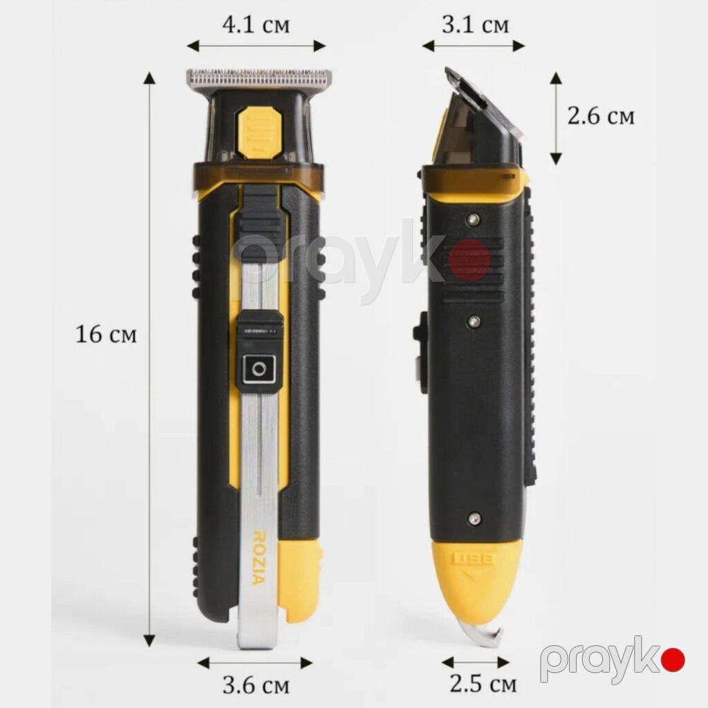 Taraş aparatı Rozia M1 600MAH / 90 Dəqiqə / Polad Bıçaqlı / (1/2/3mm) — Saç kəsmə maşınları, Bakı (2)
